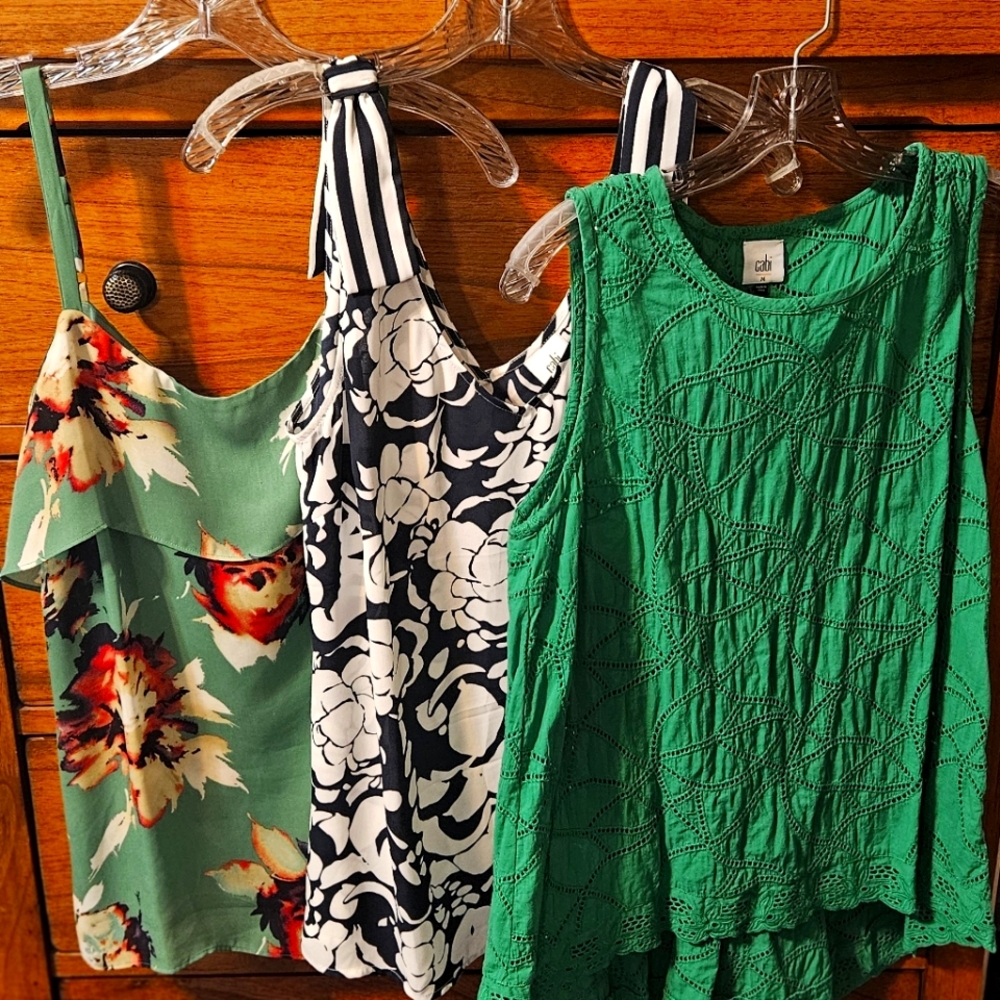 3 Cabi tank tops Large ans Medium
